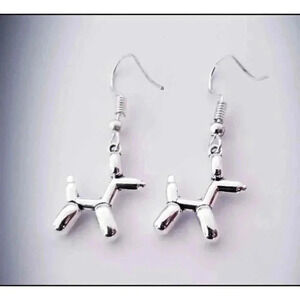 Ballon Puppy Charm Earring